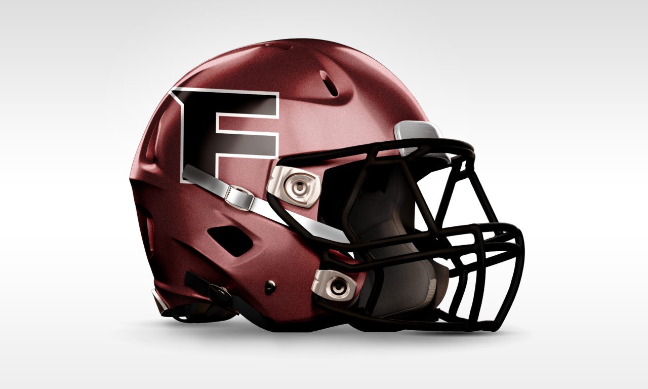 Fulton Falcons Football Helmet