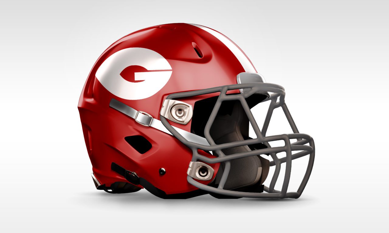 Germantown Red Devils Football Helmet