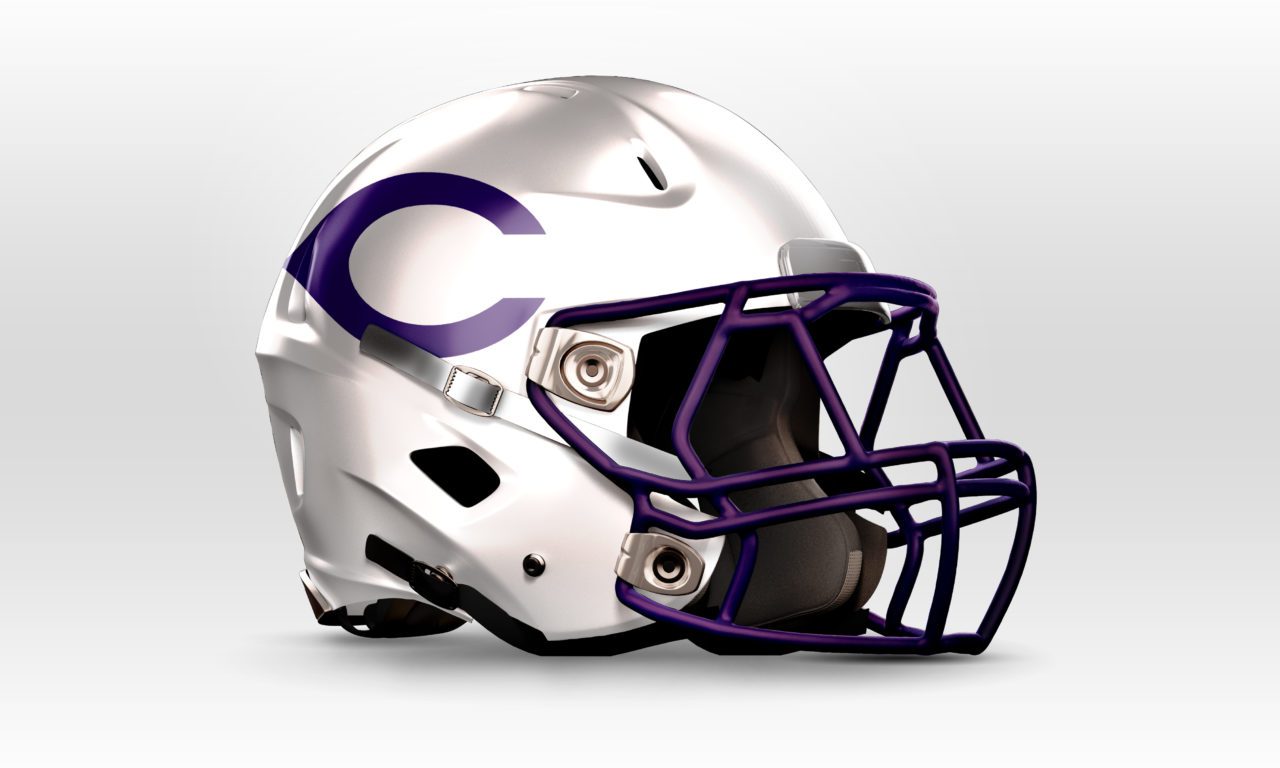 Clarksville Wildcats Football Helmet