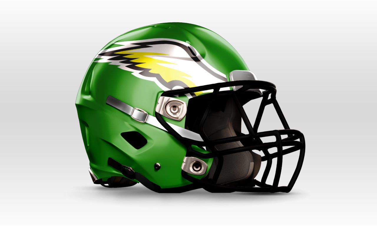 Rhea County Golden Eagles Helmet