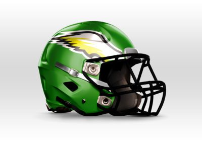 Rhea County Golden Eagles Helmet