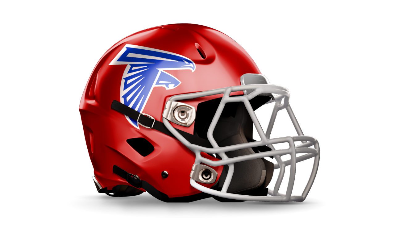 Lincoln County Falcons Helmet