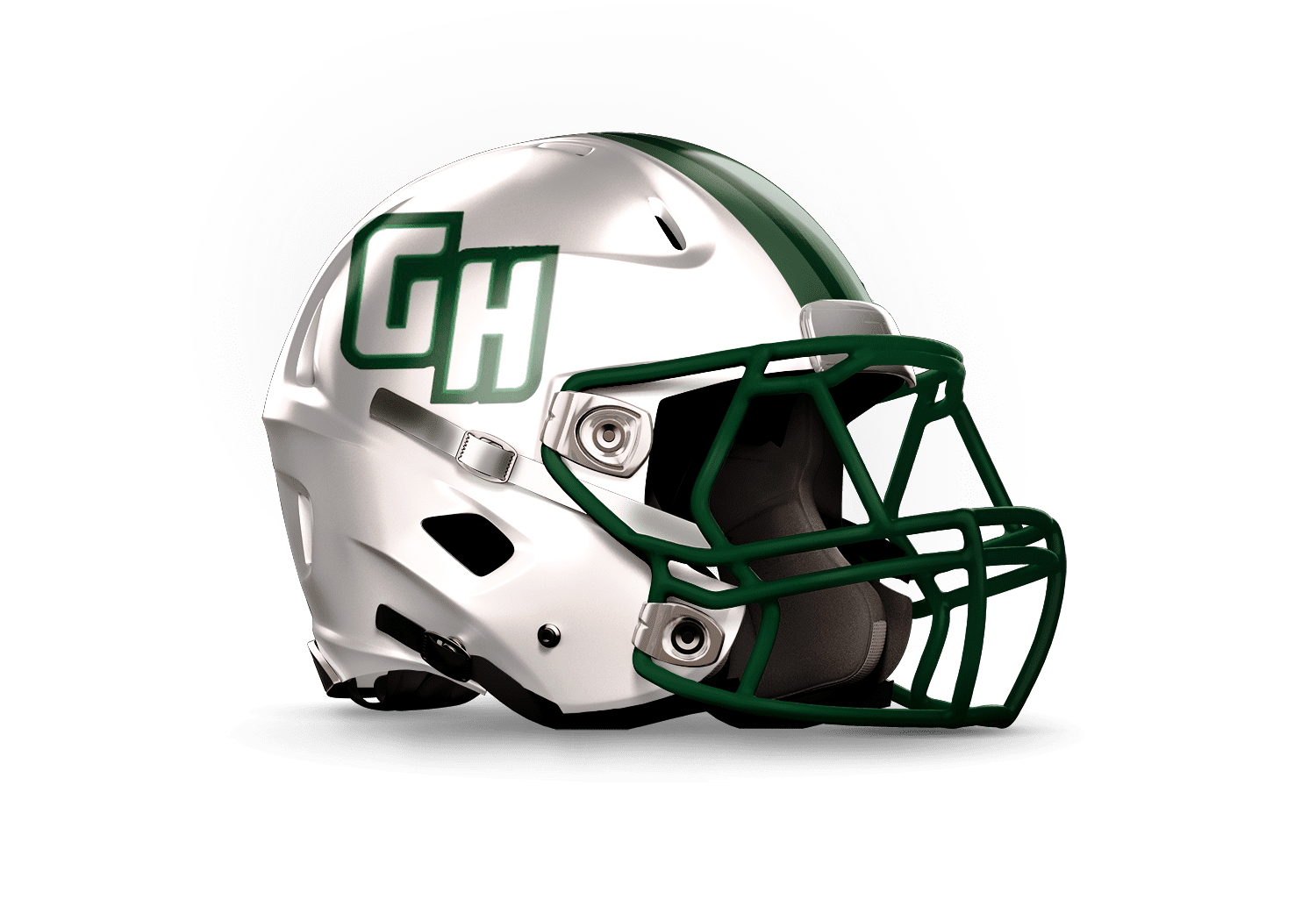 Green Hill Hawks Helmet